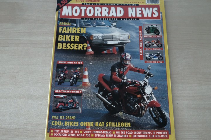 Deckblatt Motorrad News (11/1995)